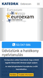 Mobile Screenshot of debrecen.katedra.hu